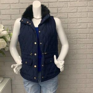 Casual Identity Quilted Vest Size Sp